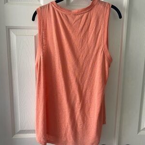 Athleta Breezy Tank Orange size large